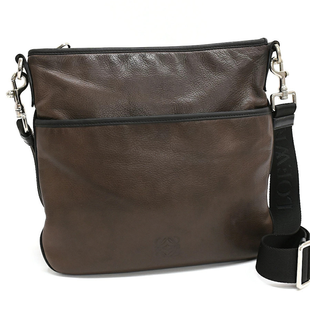 Loewe Crossbody Bag Anagram Leather Brown Black